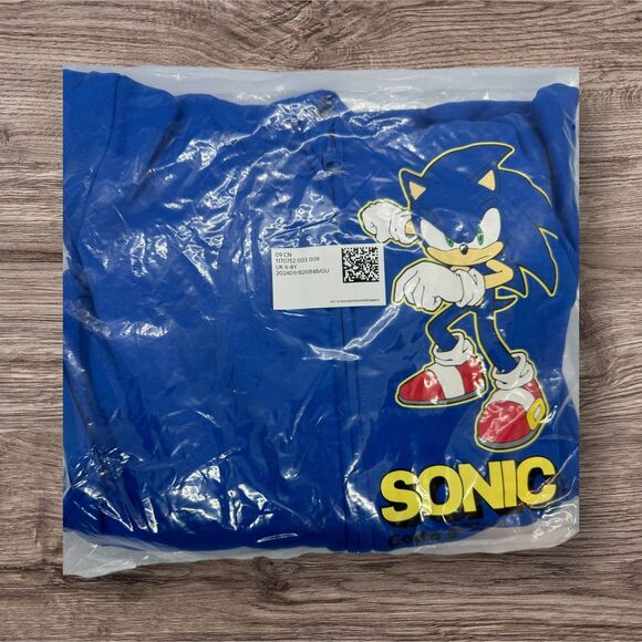 H&M Sonic the Hedgehog Sweatshirt Jacket - Multiple Sizes - Picture 2 of 3